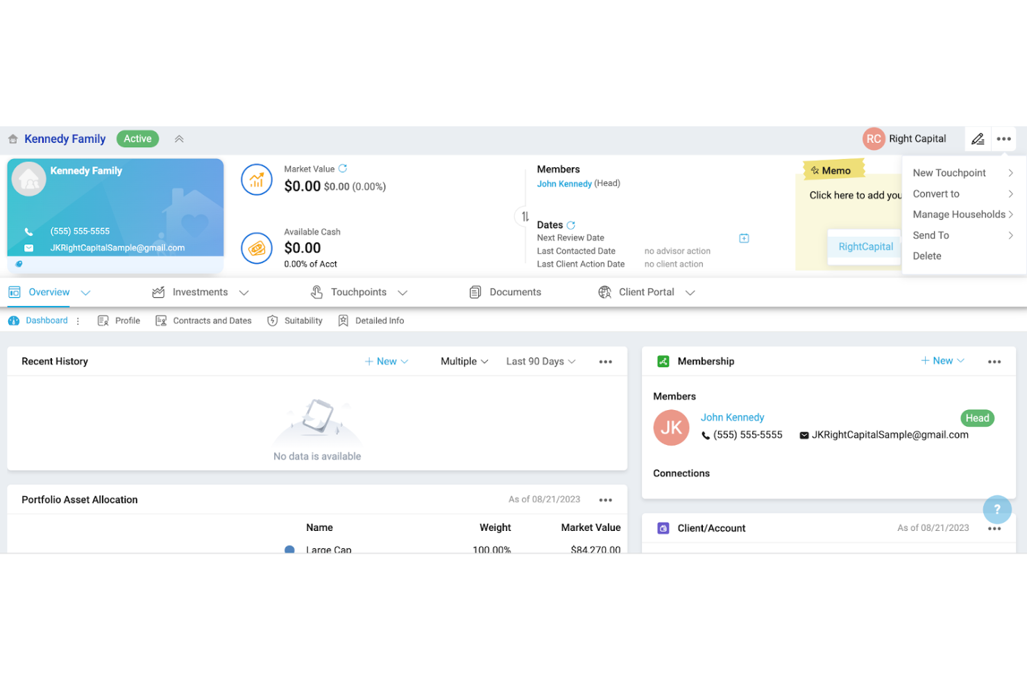 Advyzon screenshot - 10 beste CRM-software voor financieel adviseurs in 2026