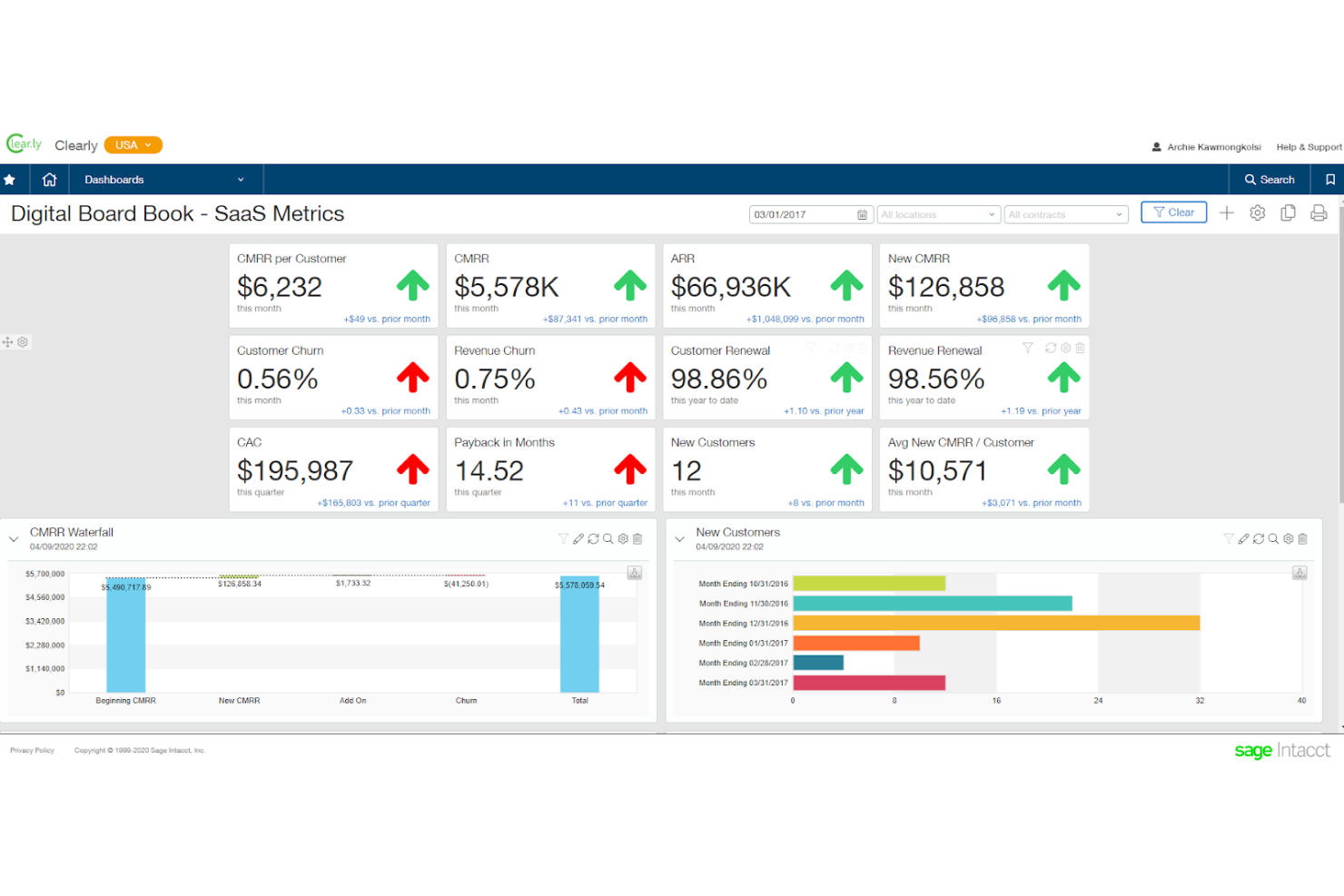 Sage Intacct screenshot - 10 beste alternatieven voor Microsoft Dynamics 365 van 2026