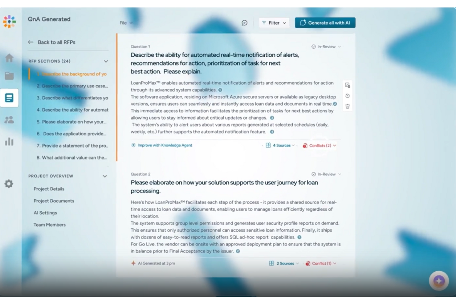 Inventive AI screenshot - 10 beste softwareoplossingen voor verkoopvoorstellen beoordeeld in 2026