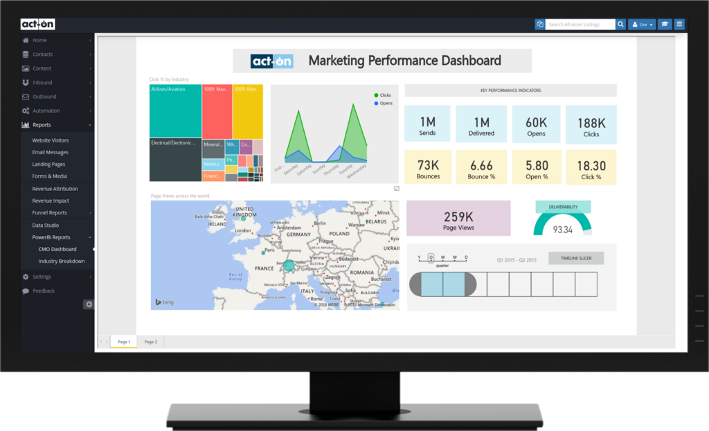 Microsoft Power BI screenshot - 10 bästa OLAP-verktygen granskade för 2026