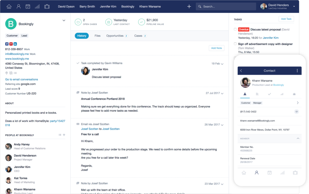 Capsule screenshot - 25 Best Sales Pipeline Management Software In 2026