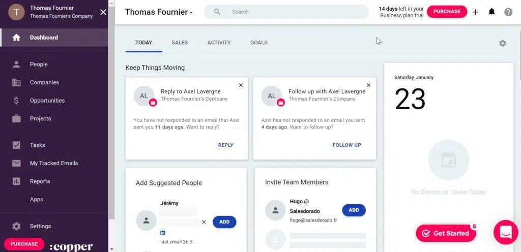 Copper screenshot - 22 Best Sales Acceleration Software Of 2026