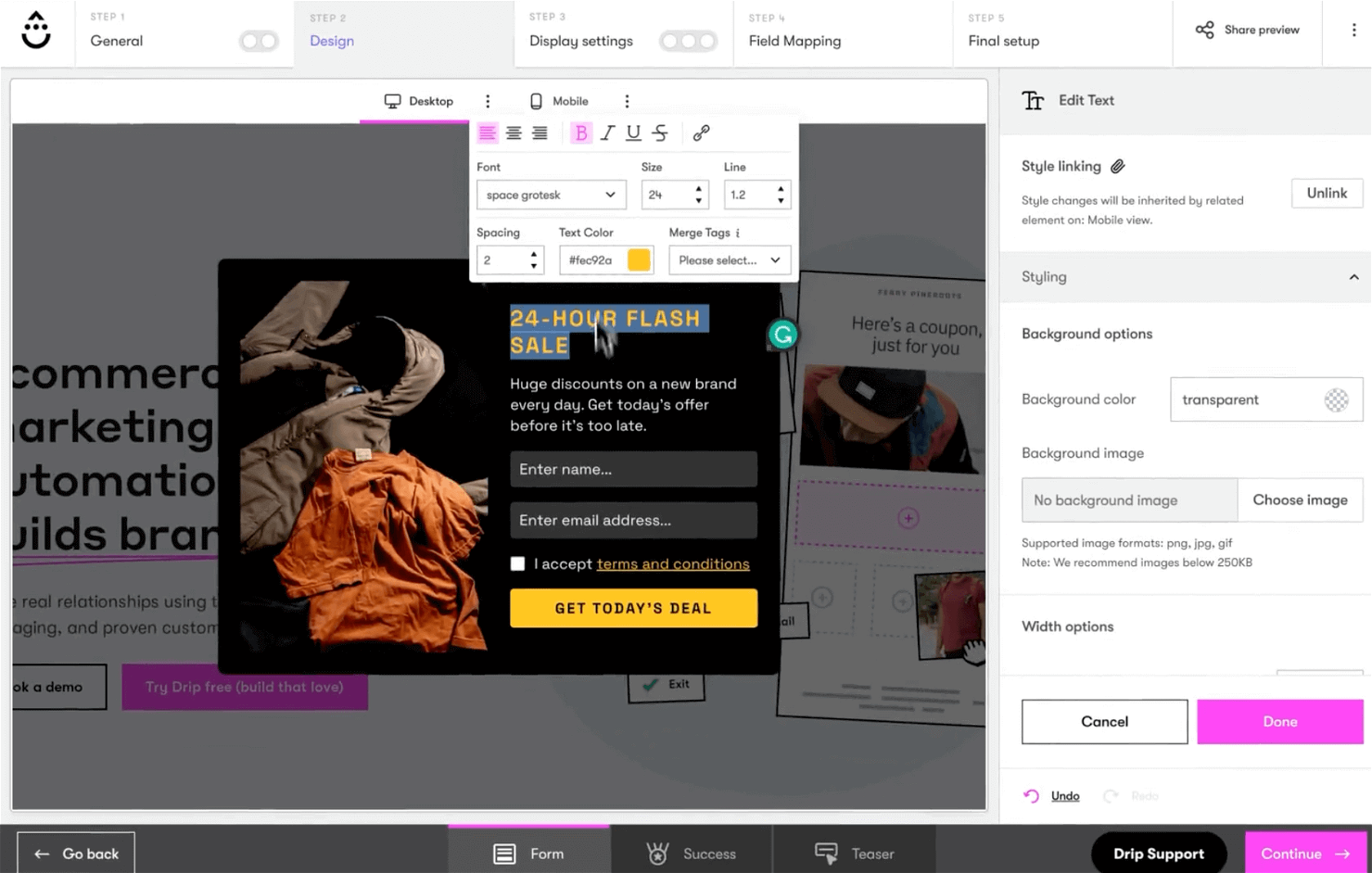 Drip screenshot - 27 Best HubSpot Alternatives Reviewed For 2025