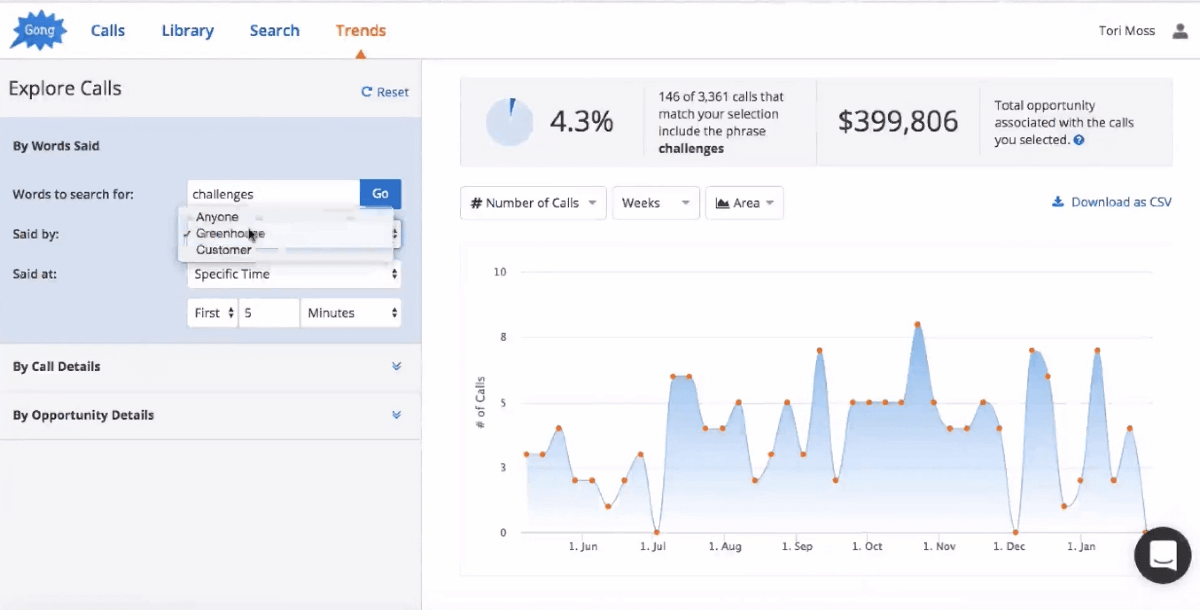 Gong screenshot - 26 Best Sales Management Software Of 2026