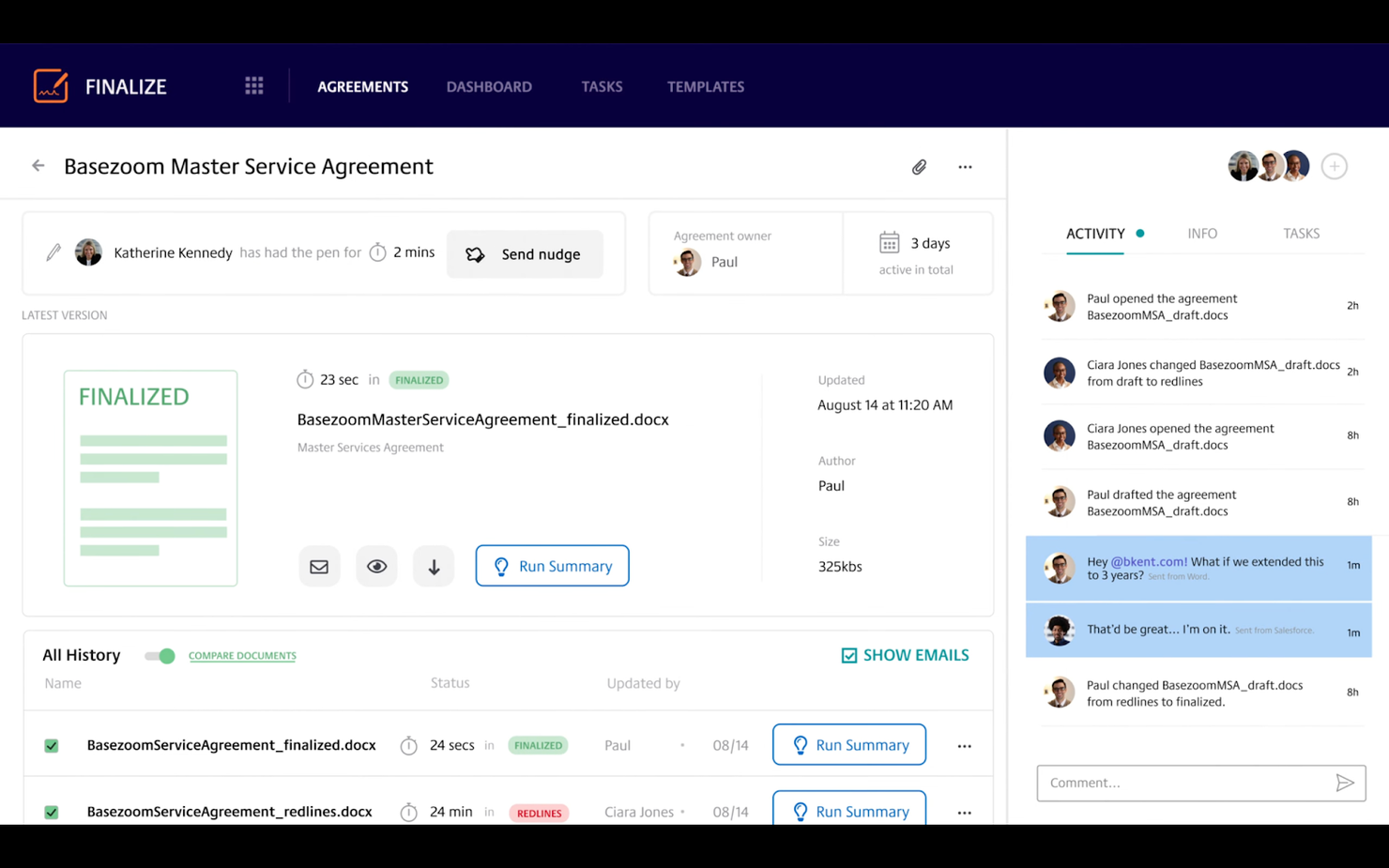 LinkSquares screenshot - 26 Best Contract Management Software In 2025