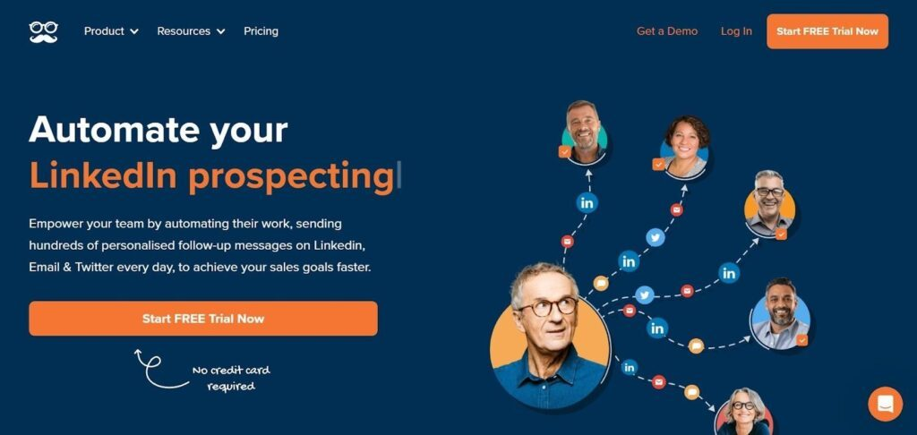MeetAlfred screenshot - 22 Best LinkedIn Automation Tools For 2026