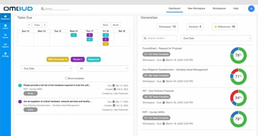 Ombud screenshot - 25 Best Proposal Management Software In 2025