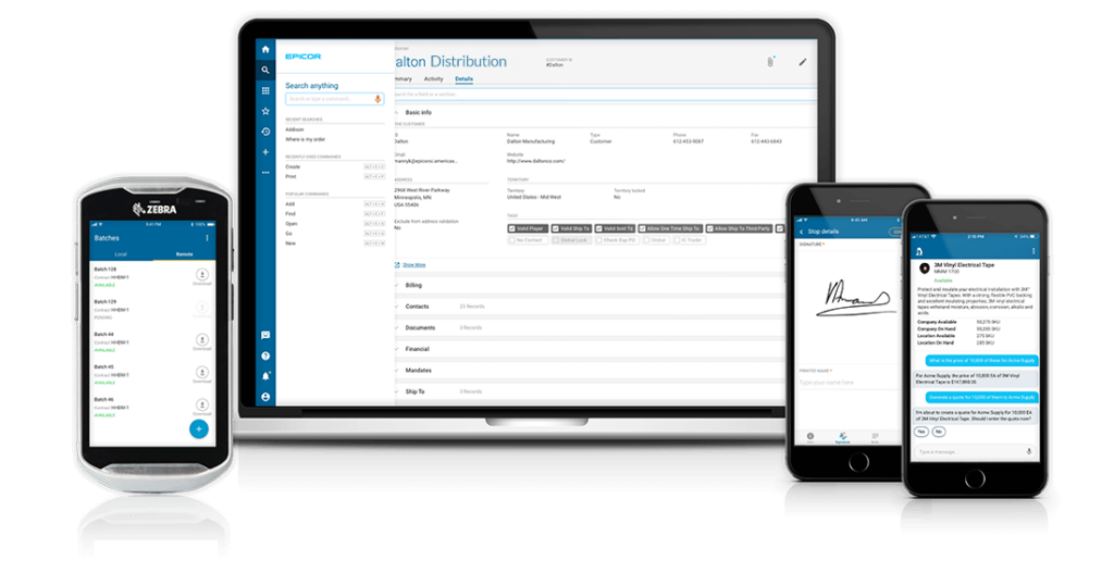 Prophet 21 screenshot - 20 Best Mobile Sales Software Reviewed For 2026
