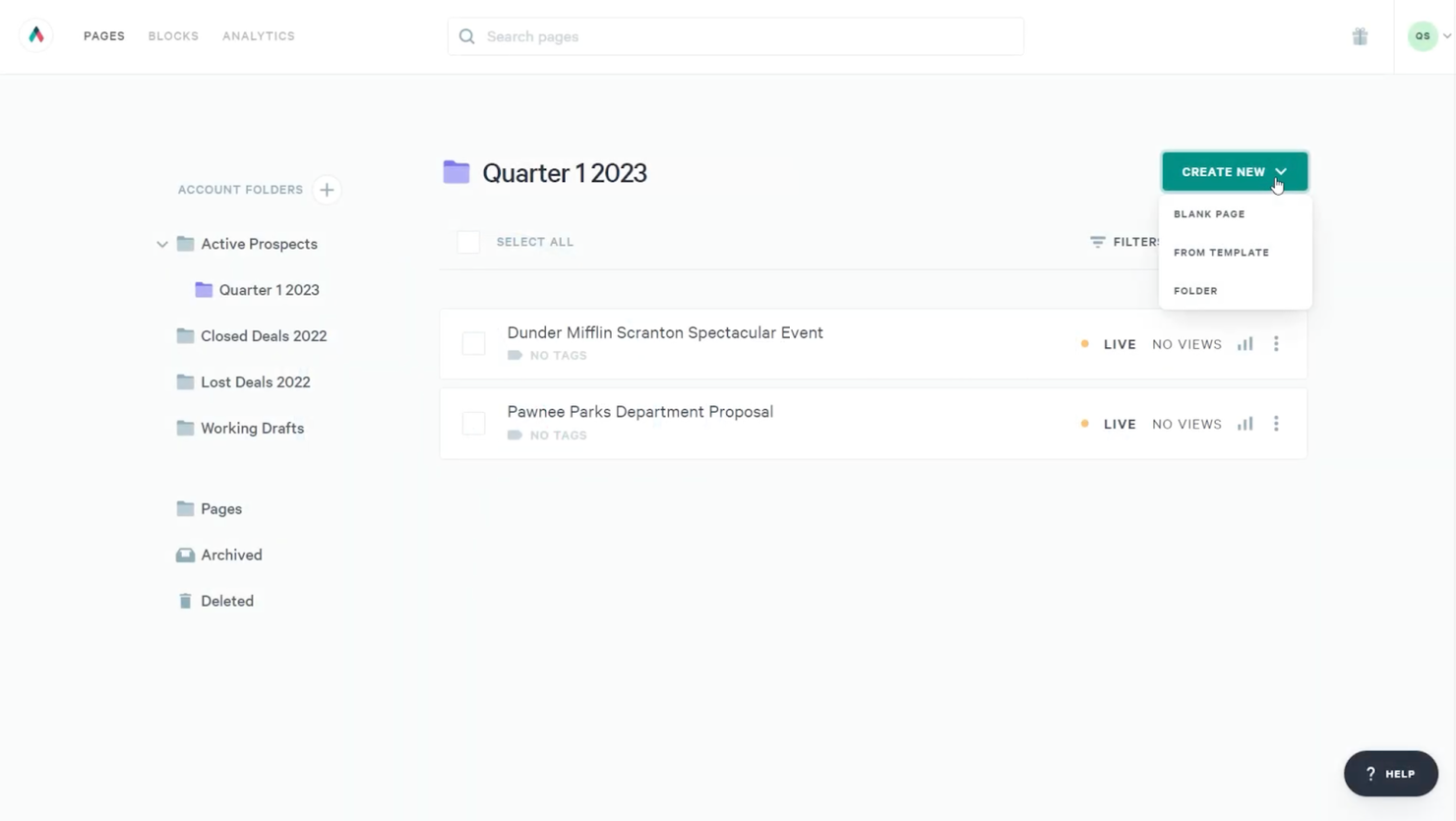 Qwilr screenshot - 26 Best Contract Management Software In 2025