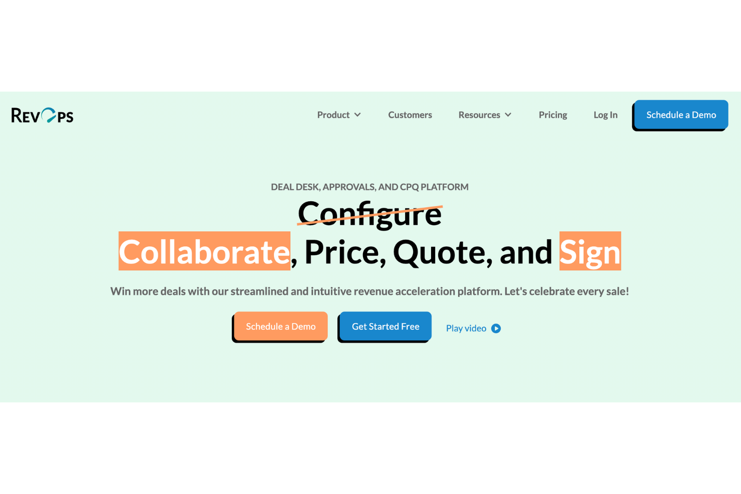 RevOps screenshot - 21 Best Quote Management Software In 2026