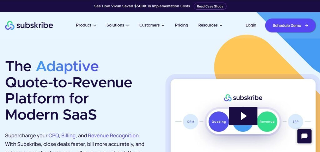 Subskribe screenshot - 26 Best CPQ Software Reviewed For 2025