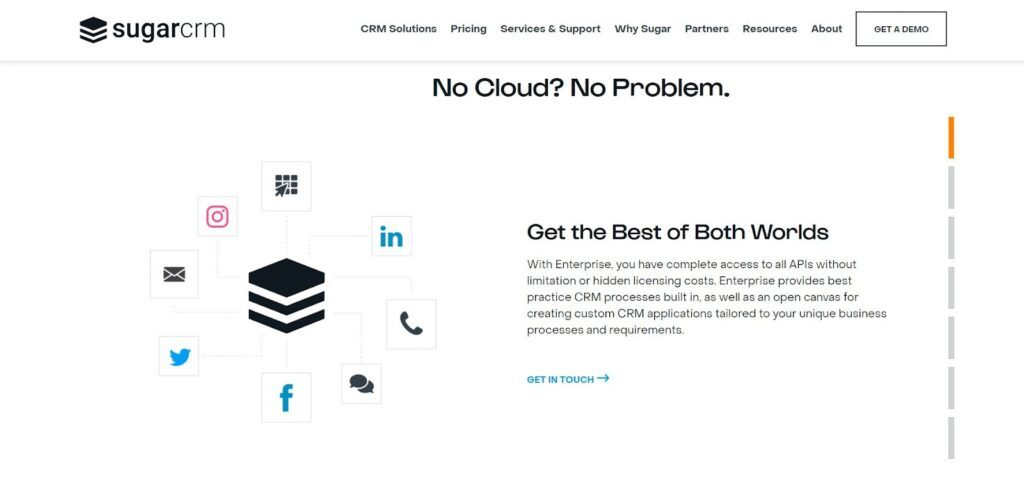 SugarCRM screenshot - 22 Best Customer Management Software In 2025