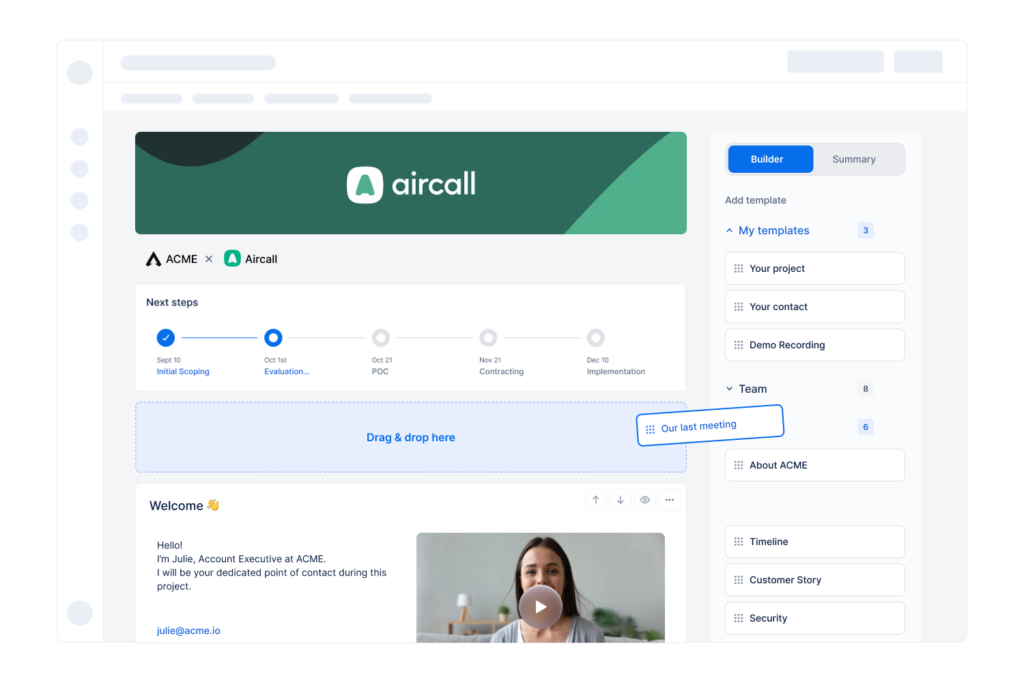 Topo.io screenshot - 21 Best Digital Sales Room Software In 2025