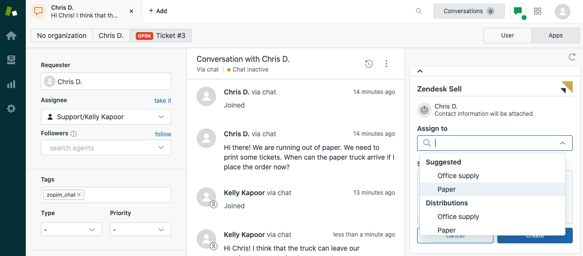 Zendesk screenshot - 25 Best Sales Software Reviewed For 2025