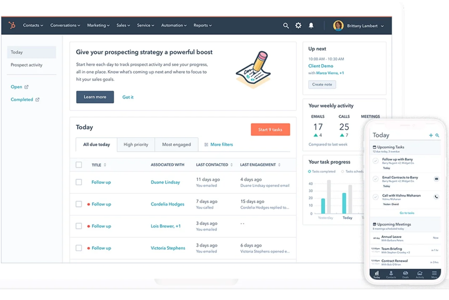 HubSpot CRM screenshot - 20 Best Nonprofit CRM Software Reviewed For 2026