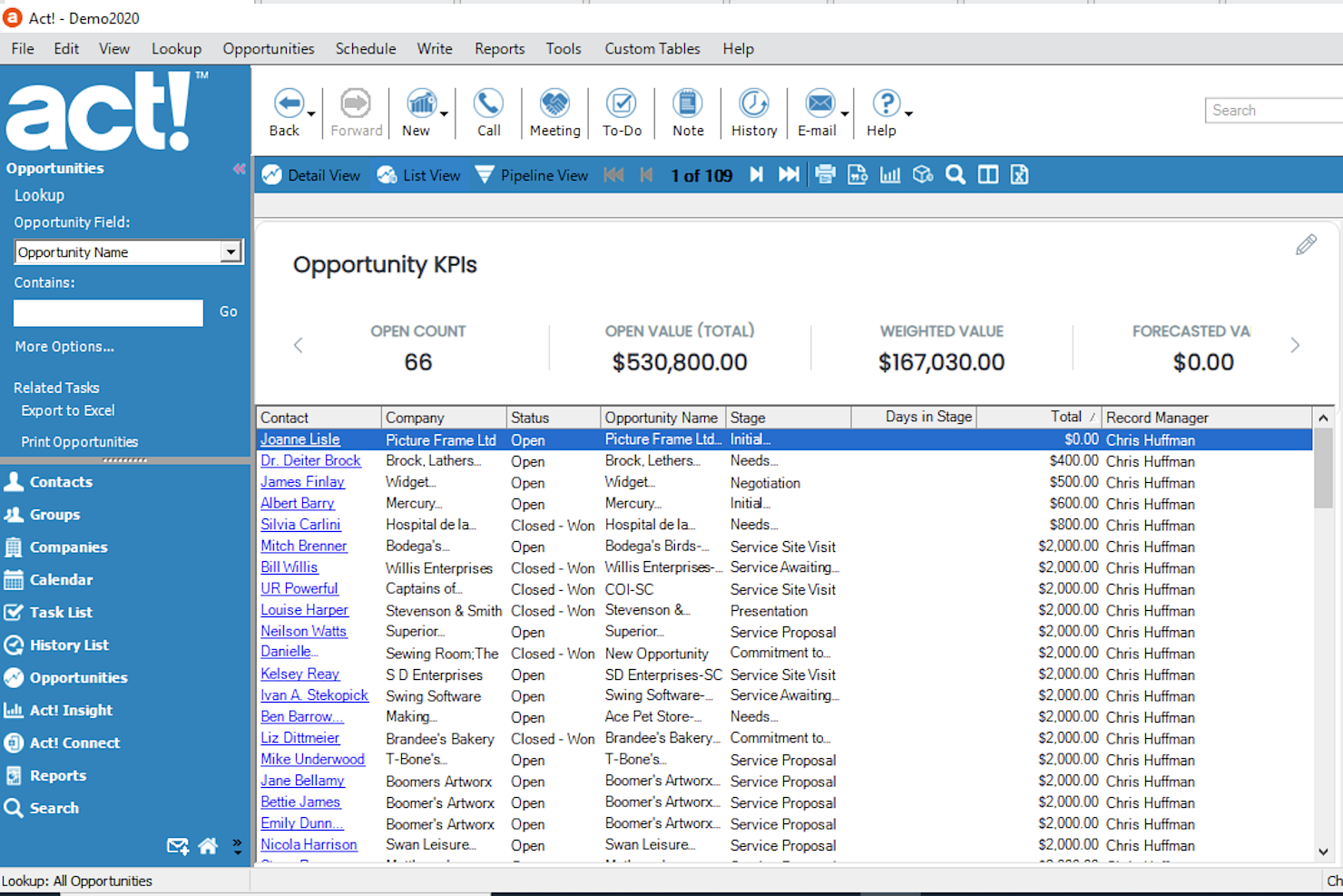 Act! screenshot - 30 Best CRM For Small Business Reviewed For 2025