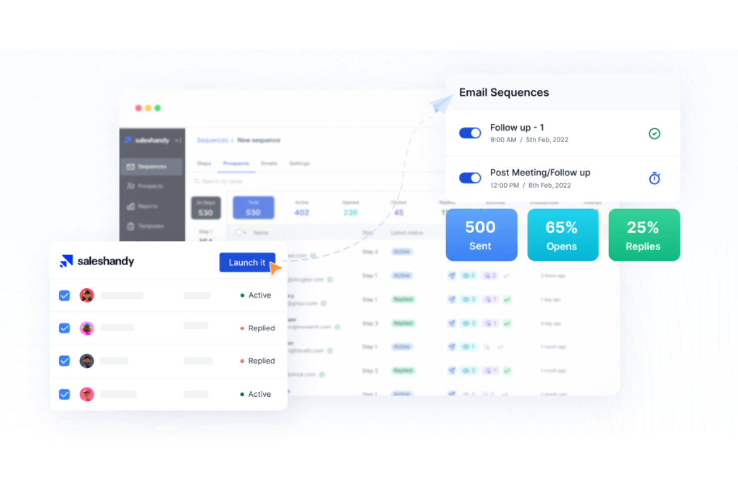 Saleshandy screenshot - 20 Best Sales Cadence Software Reviewed For 2025