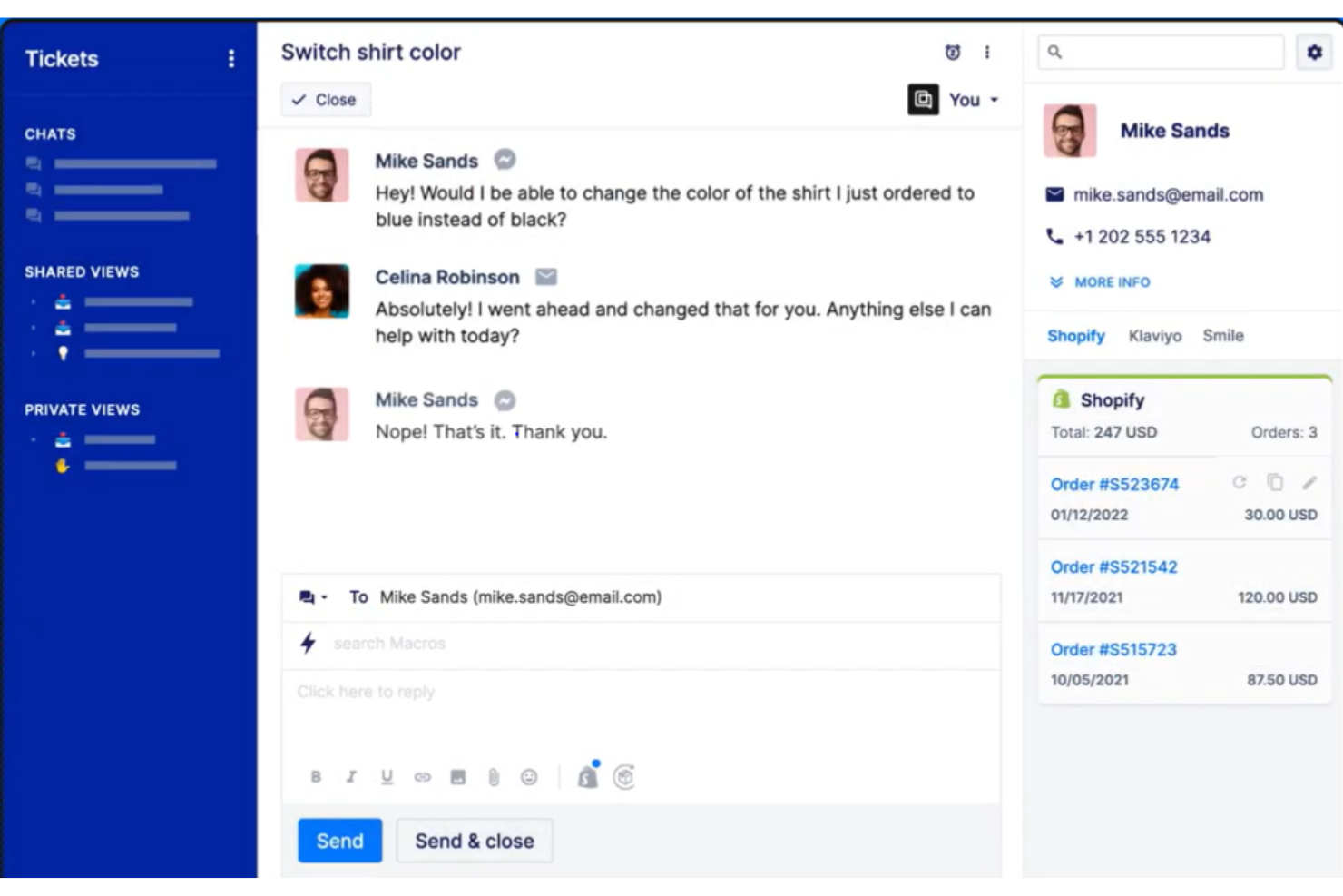 Gorgias screenshot - 19 Best Zendesk Alternatives Reviewed in 2025