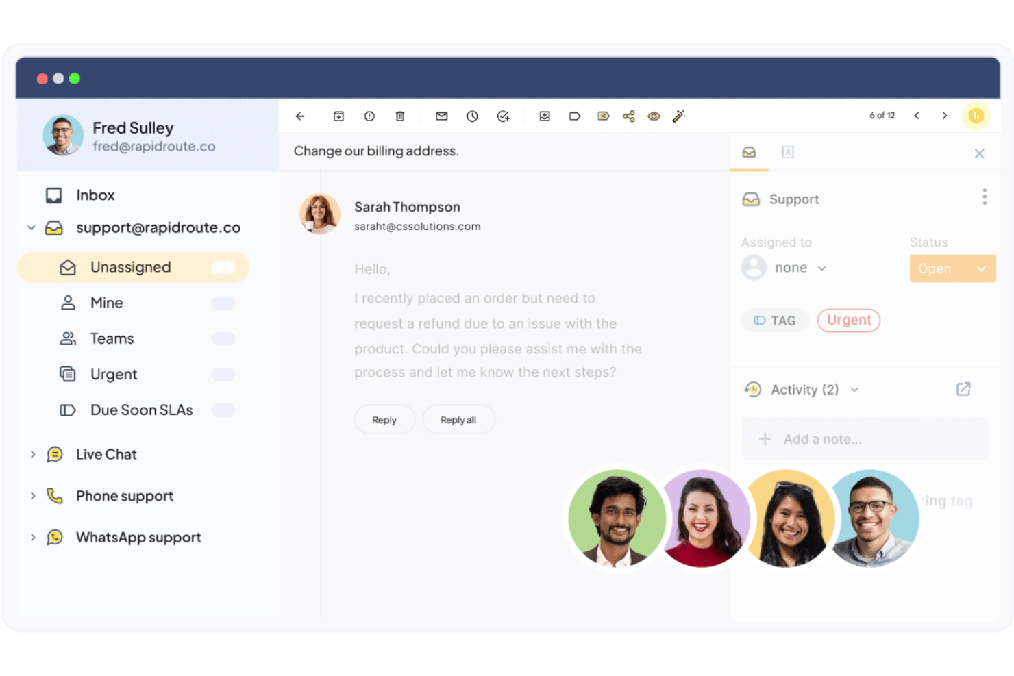 Hiver screenshot - 19 Best Zendesk Alternatives Reviewed in 2025