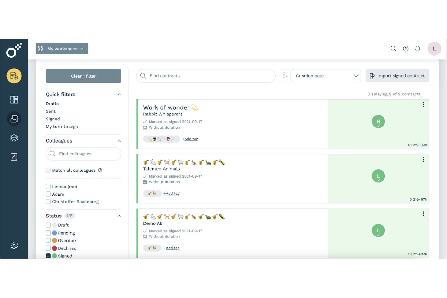 Oneflow screenshot - 17 Best Sales Proposal Software Reviewed in 2025