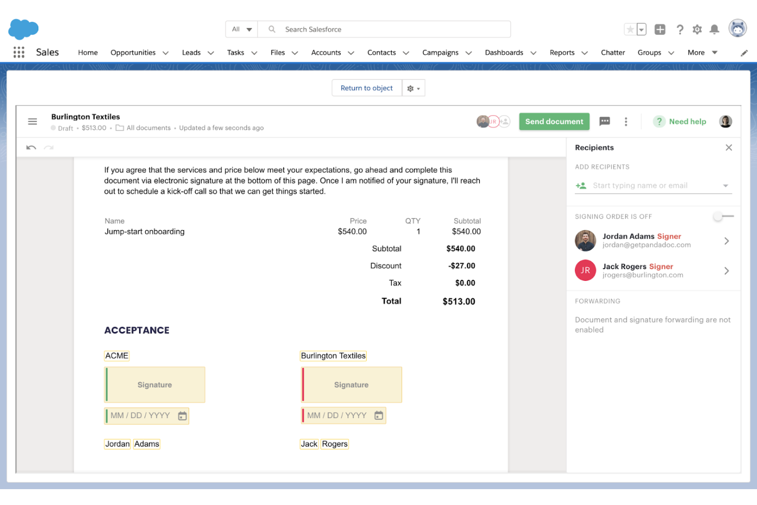Salesforce CPQ screenshot - 17 Best Sales Proposal Software Reviewed in 2025