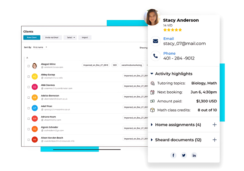 vCita screenshot - 23 Best Contact Management Software Reviewed In 2026