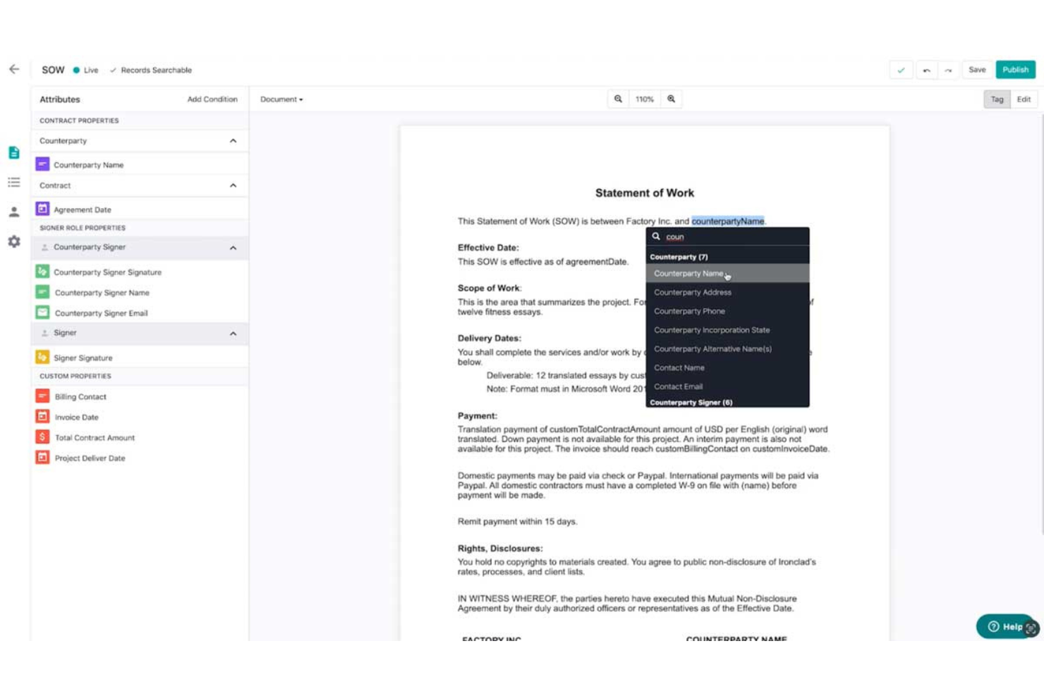 Ironclad screenshot - 23 Best Contract Lifecycle Management Software Reviewed In 2026