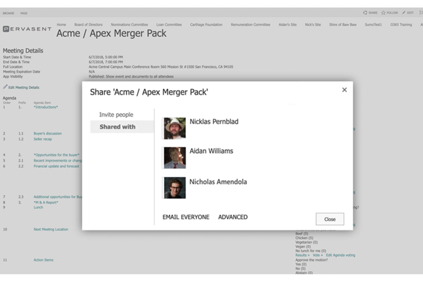 Pervasent screenshot - 22 Best Board Meeting Software Reviewed For 2026