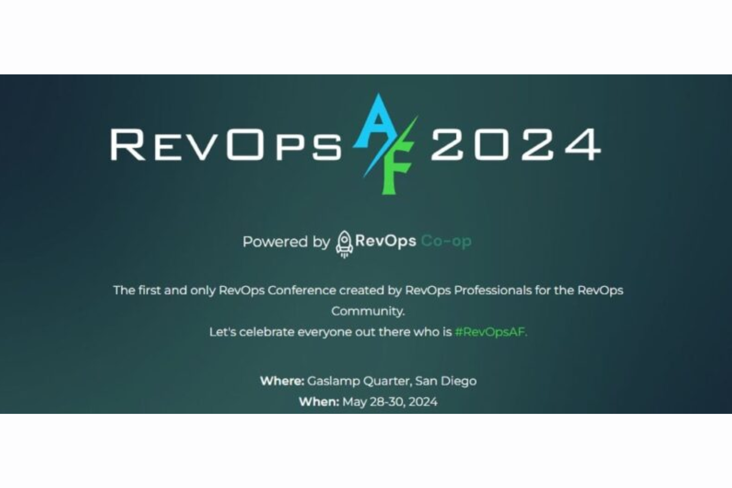RevOpsAF screenshot - 6 Must-Attend Conferences For RevOps Pros In 2025