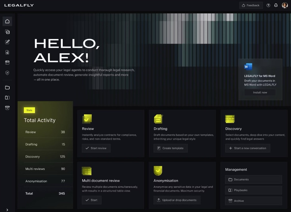 LEGALFLY screenshot - 17 Best AI Contract Review Software Reviewed in 2026