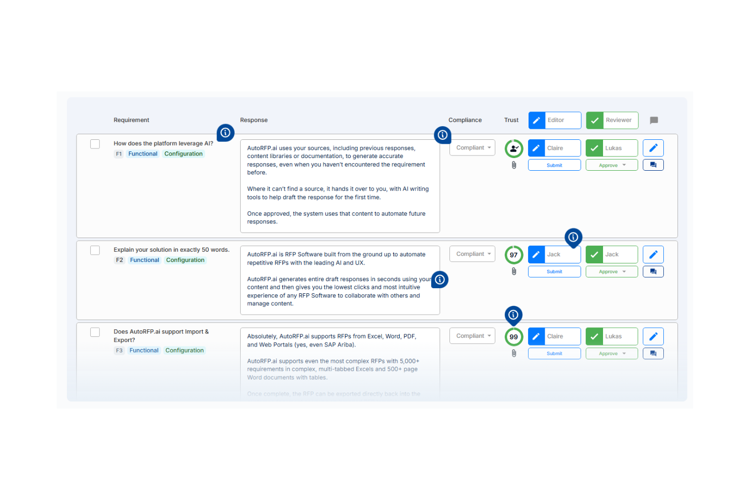 AutoRFP.ai screenshot - 20 Best AI Proposal Software Reviewed in 2026