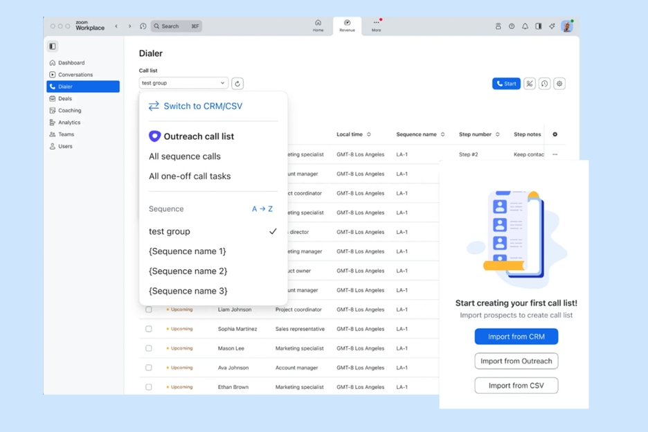 Zoom screenshot - 28 Best Power Dialer Reviewed in 2026