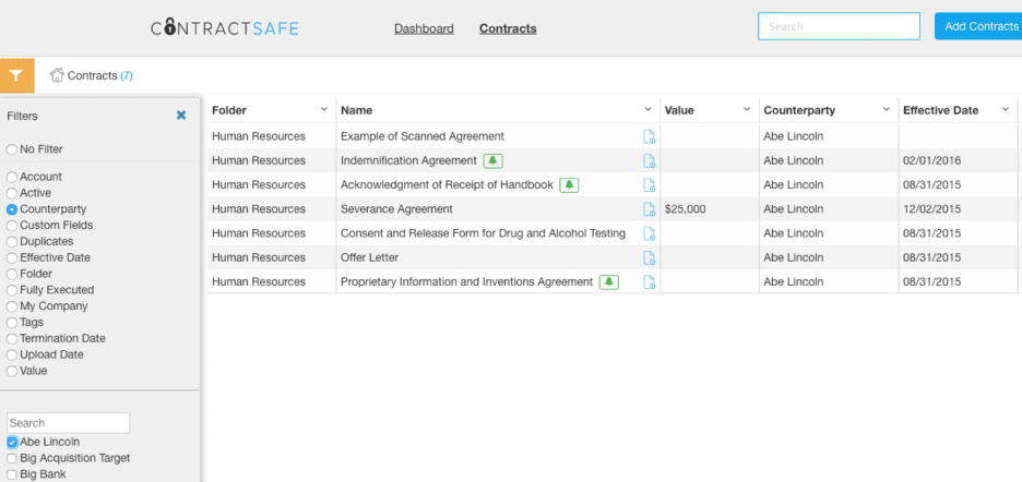 ContractSafe screenshot - 20 Best Cloud-Based Contract Management Software Reviewed in 2026