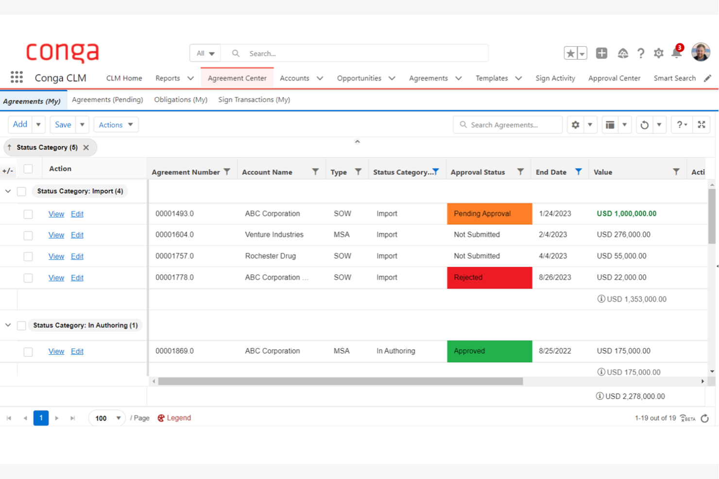 Conga screenshot - 16 Best Ironclad Alternatives Reviewed in 2026