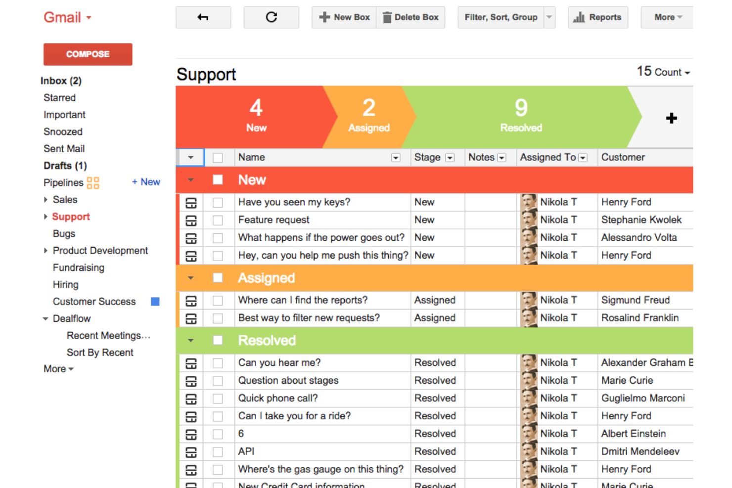 Streak screenshot - 14 Best Advertising Sales Management Software Reviewed in 2026