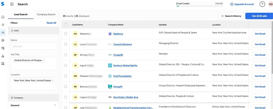 Skrapp.io screenshot - 16 Best Email Finder Reviewed in 2026
