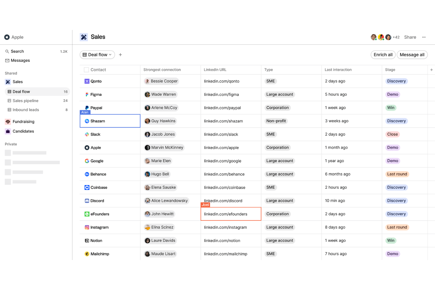 folk screenshot - 17 Best Deal Management Software Reviewed in 2026