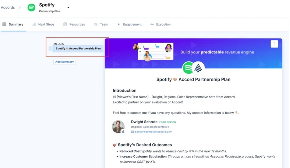 Accord screenshot - 14 Best Digital Sales Room Software Reviewed in 2026