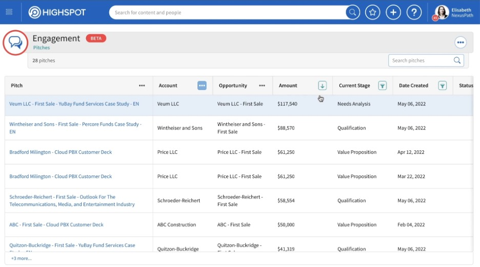 Highspot screenshot - 14 Best Digital Sales Room Software Reviewed in 2026