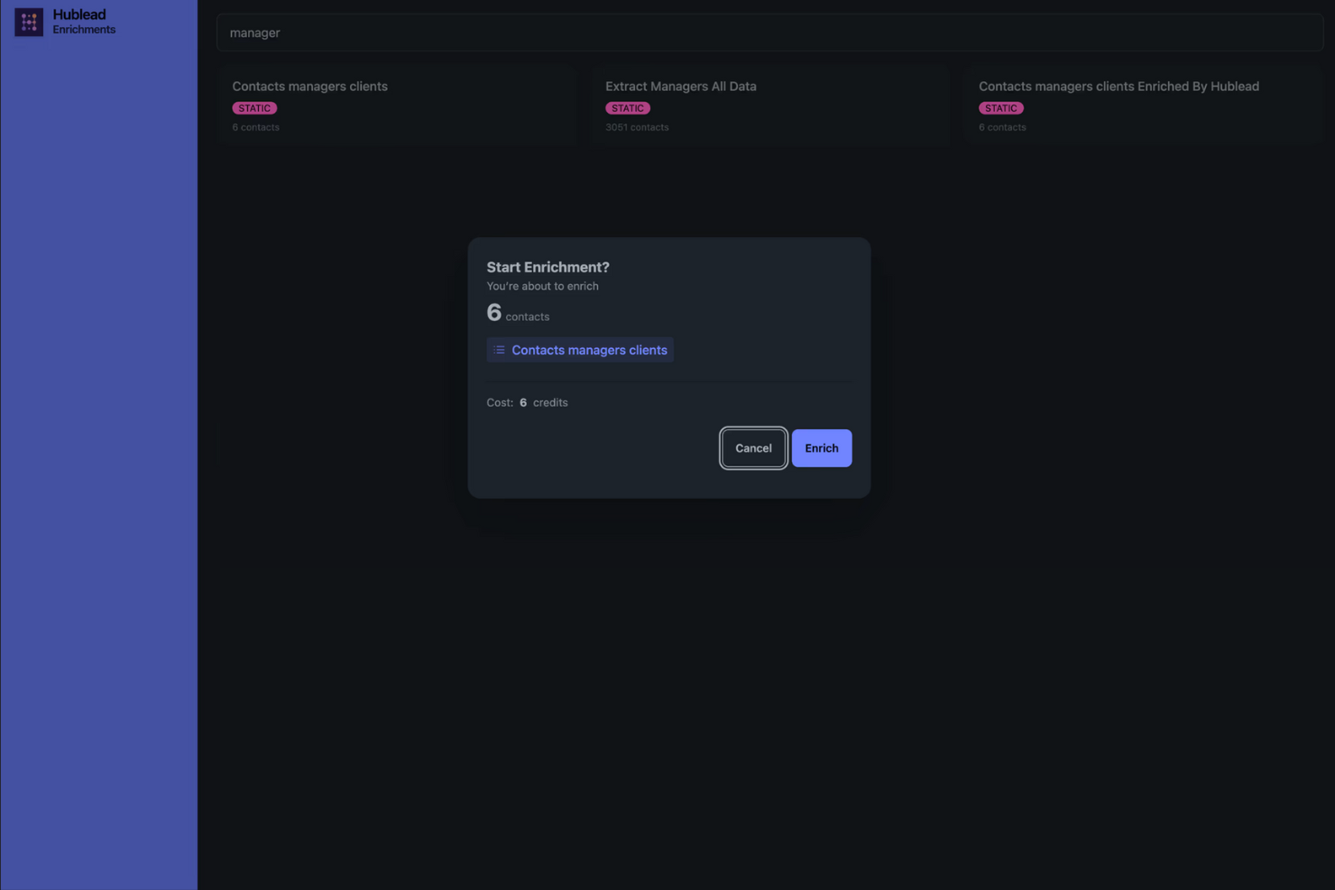 Hublead screenshot - 13 Best Free Data Enrichment Tools Reviewed in 2026