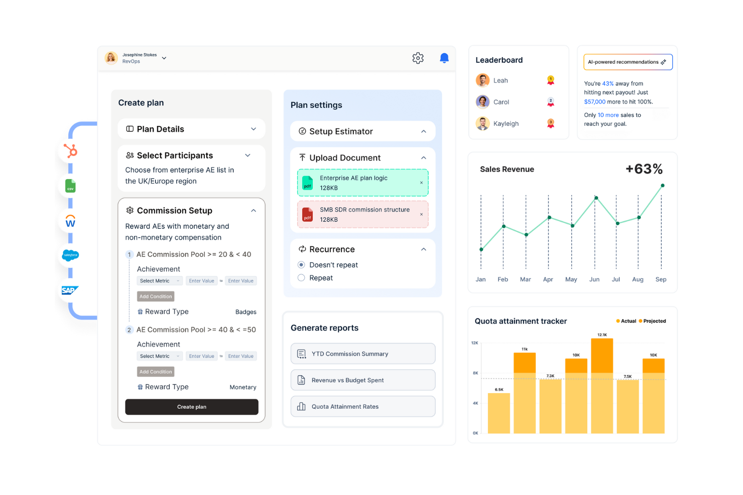 Qobra screenshot - 13 Best Sales Commission Software for Small Businesses Reviewed in 2026