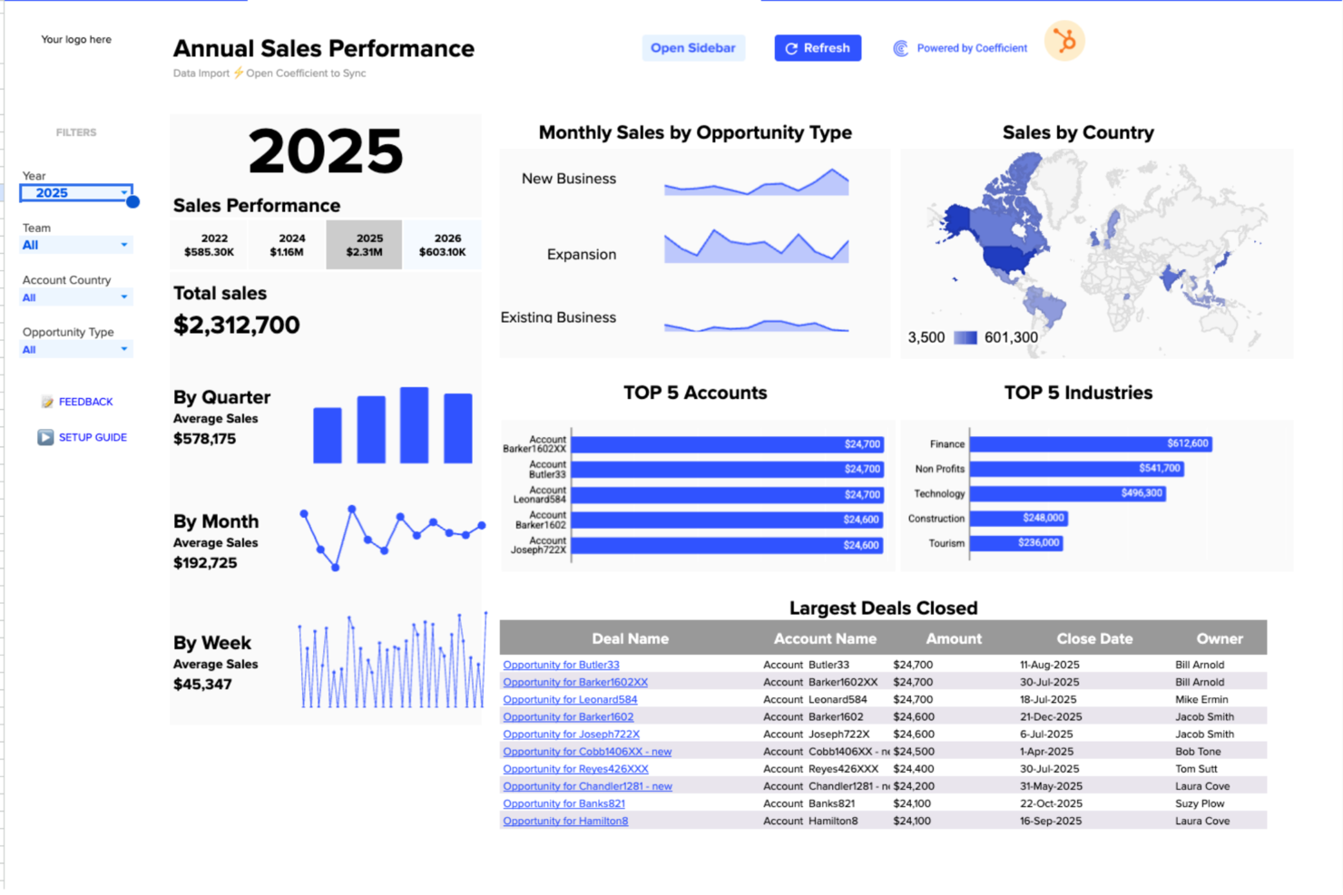Coefficient screenshot - 20 Best Business Intelligence Software For RevOps In 2026