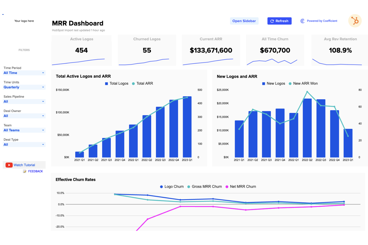 Coefficient screenshot - 20 Best Sales Tracking Tools for Small Business In 2026