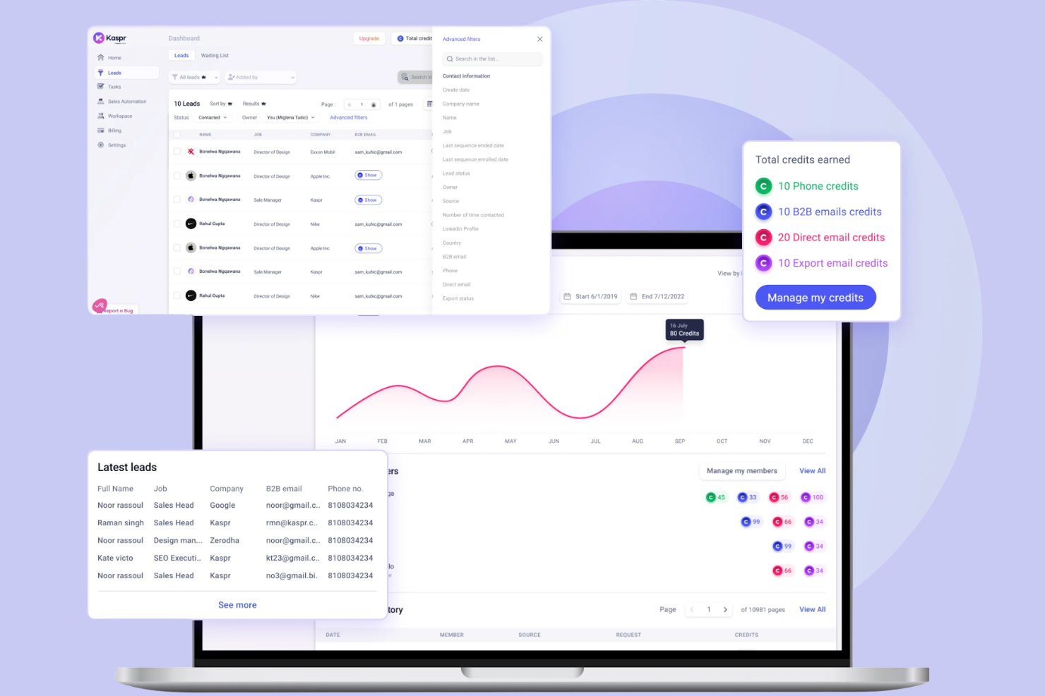 Kaspr screenshot - 13 Best B2B Contact Database Tools for 2026