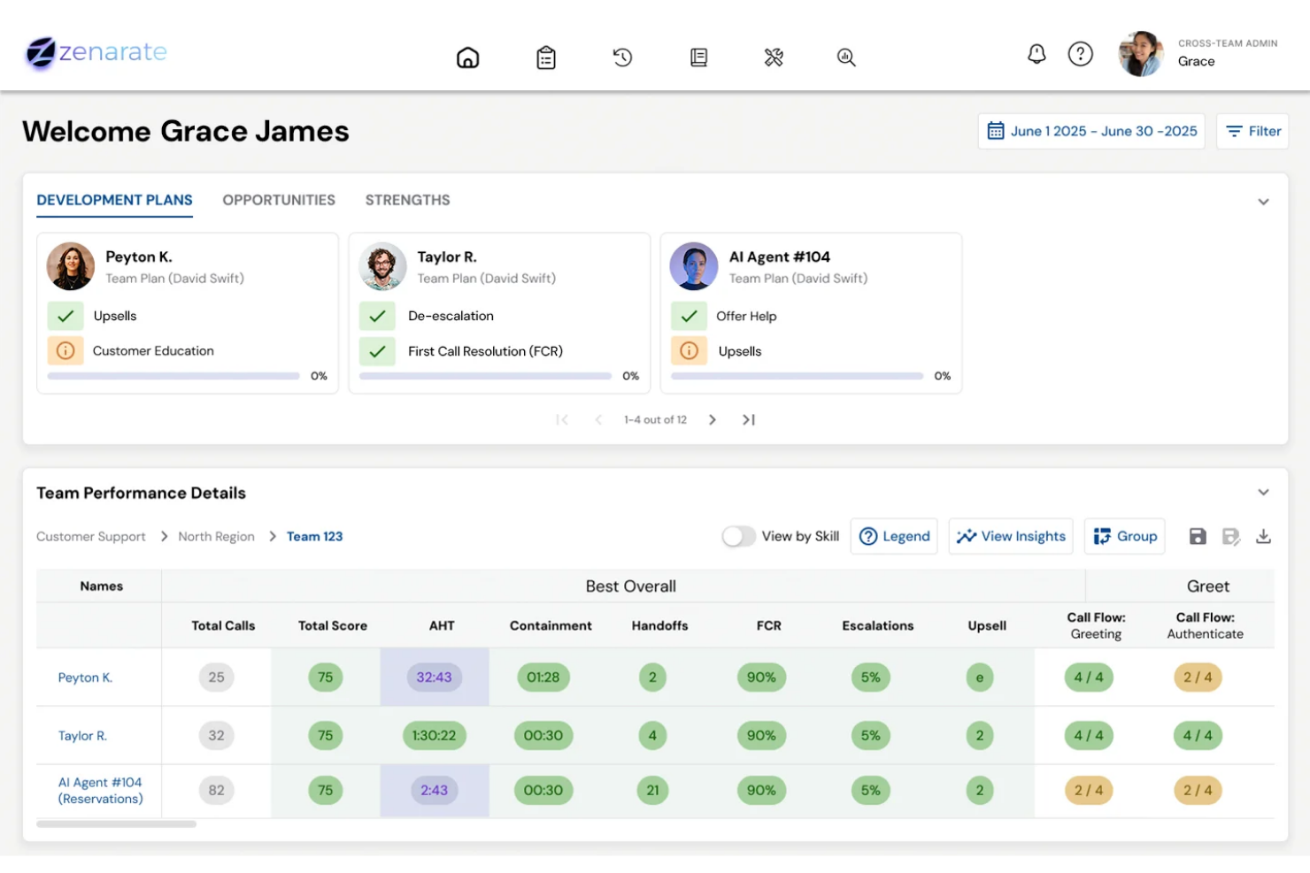Zenarate AI Coach screenshot - 14 Best AI Sales Coaches in 2026