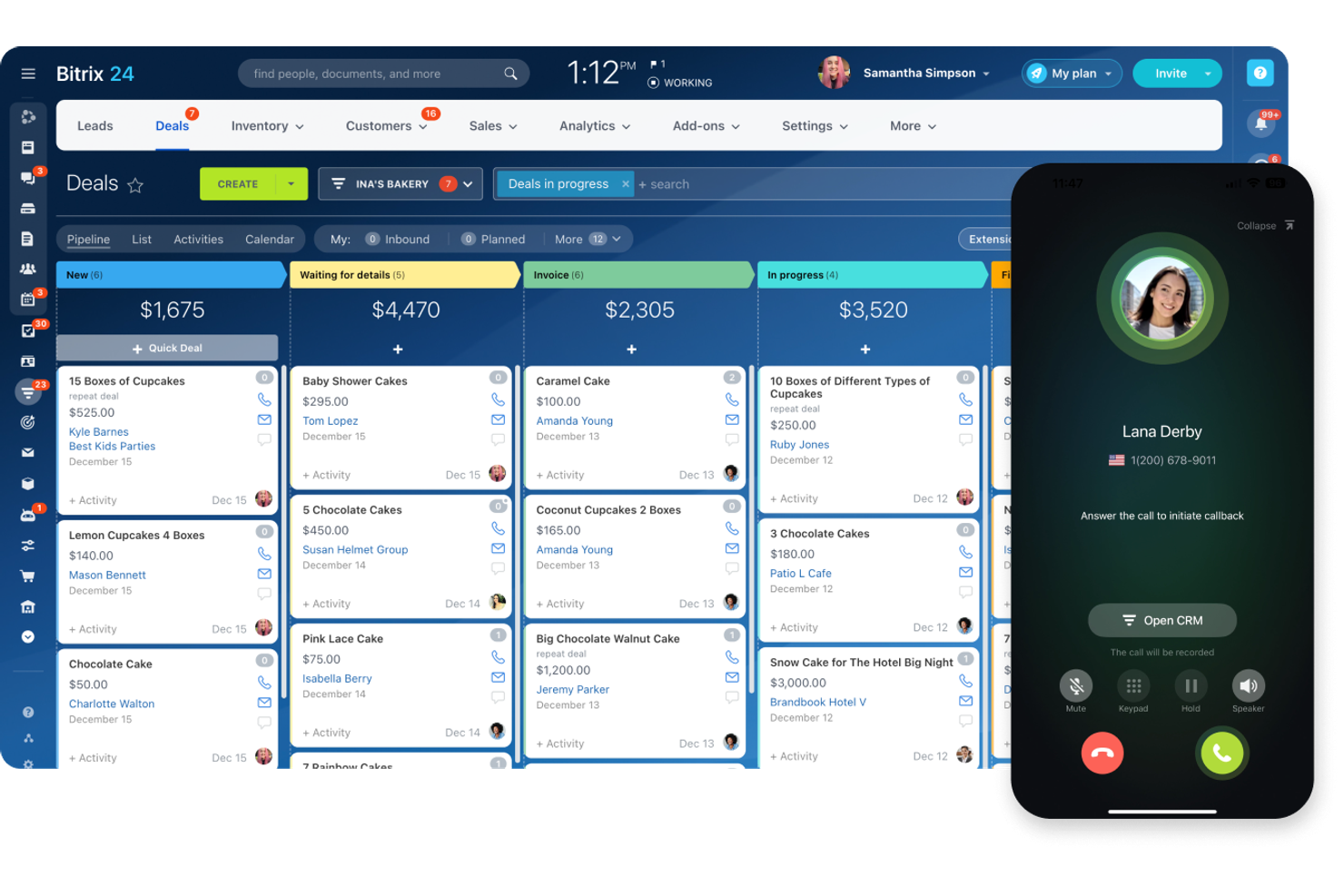 Bitrix24 screenshot - 15 Best Mobile CRM Solutions Picked for 2026