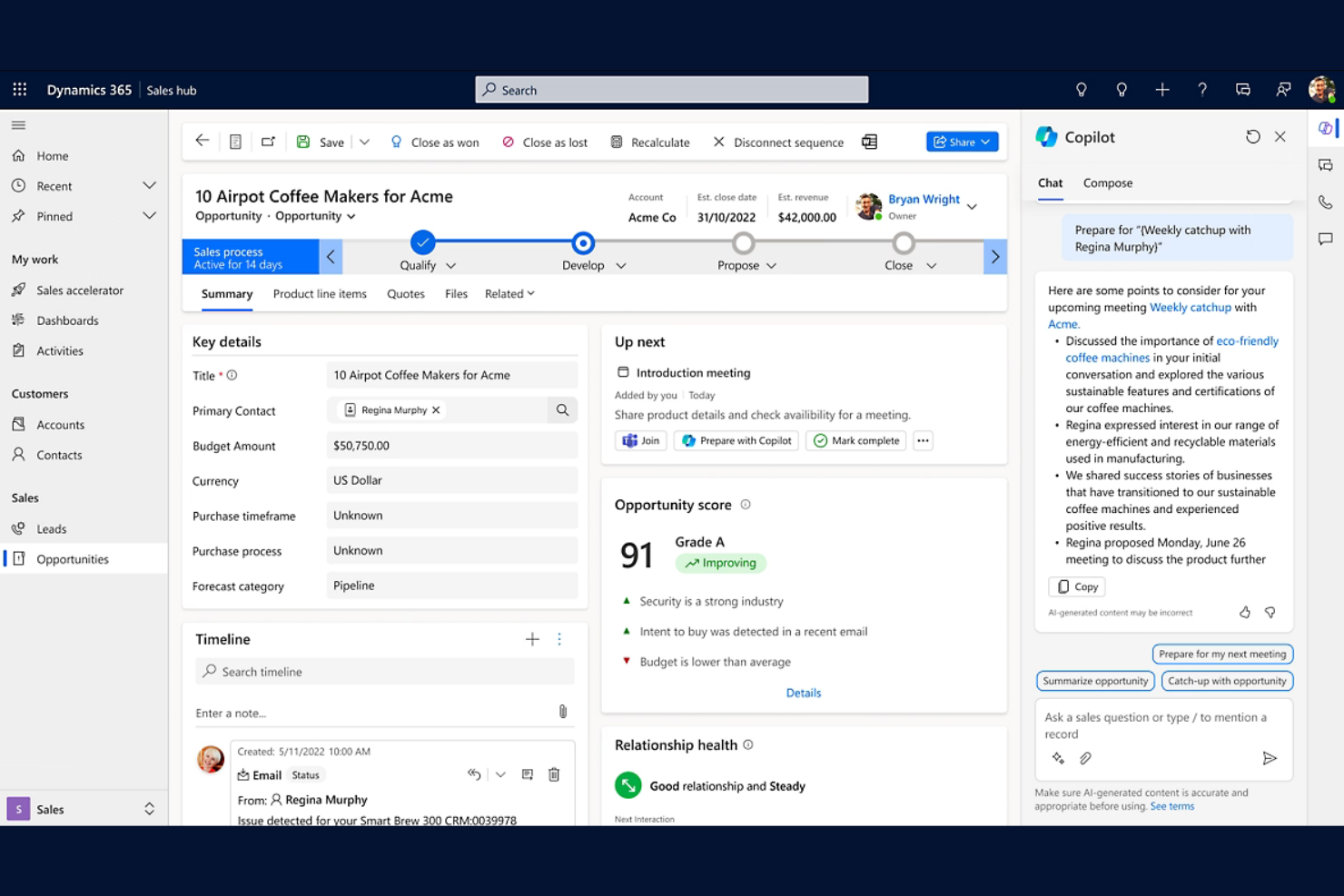 Microsoft Dynamics 365 screenshot - 20 Best Customer Lifecycle Management Software in 2026