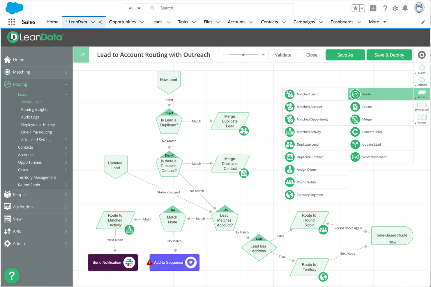 LeanData screenshot - 20 Best RevOps Automation Platforms in 2026