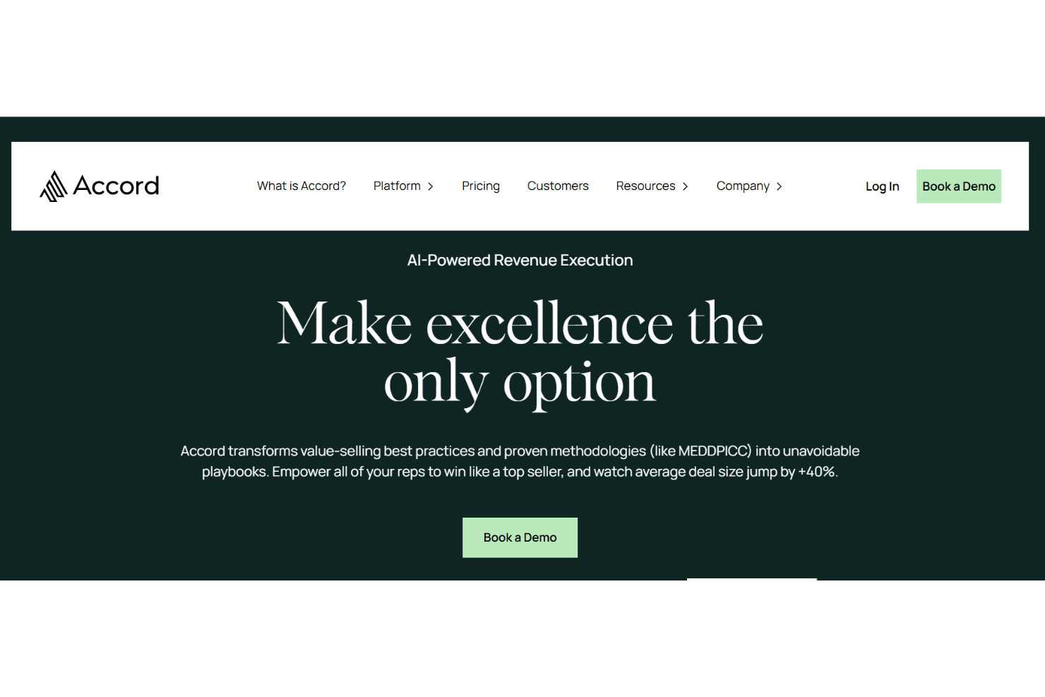 Accord helps teams manage client interactions and close deals efficiently.