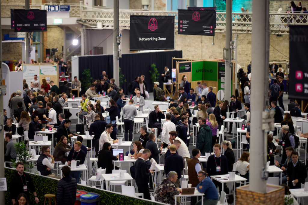 Industry professionals networking with SaaS founders, executives, and investors at the SaaStock Europe 2025
